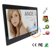 13 inch HD 1080p video LCD advertising photo frame with motion sensor